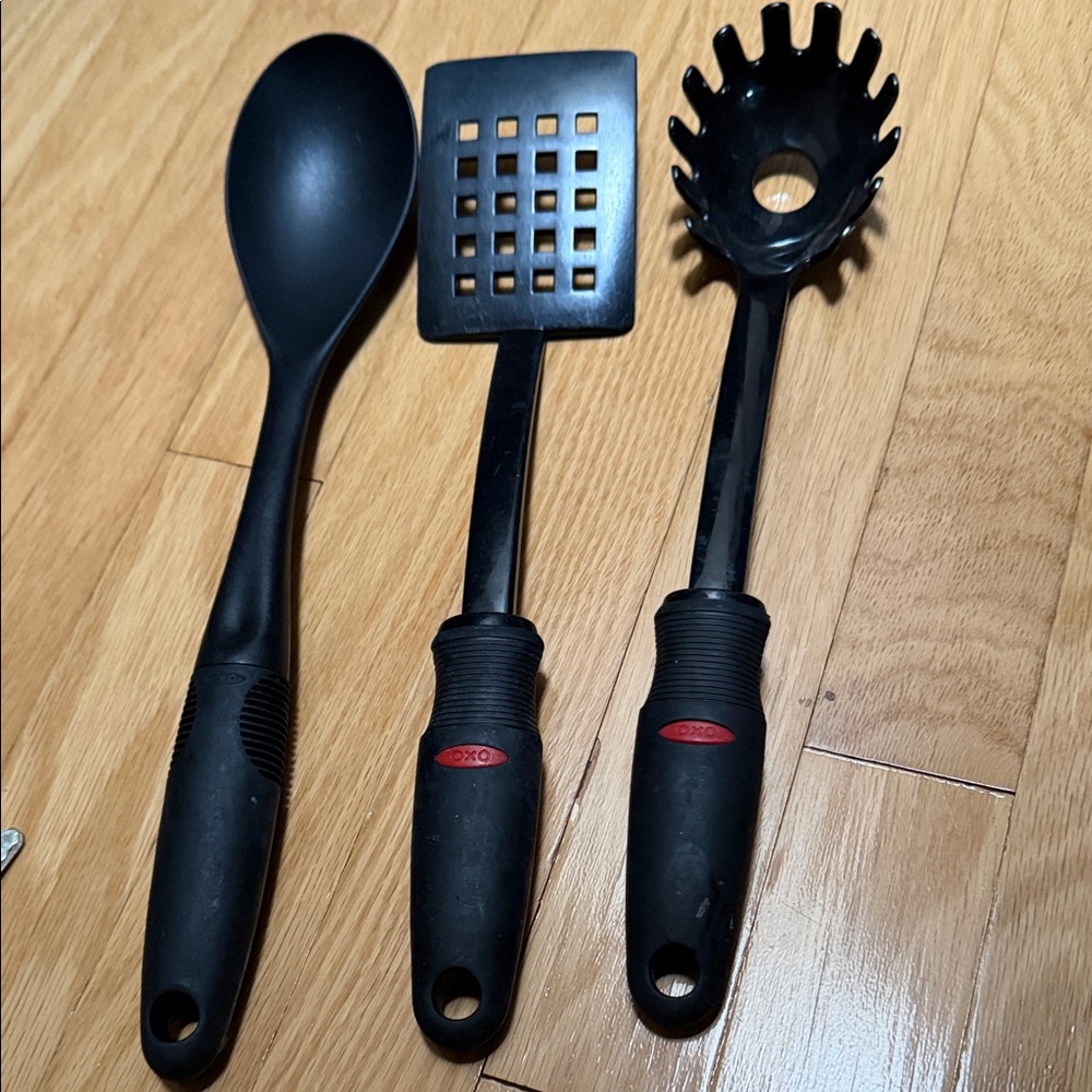 Oxo Black Cooking Utensils Set